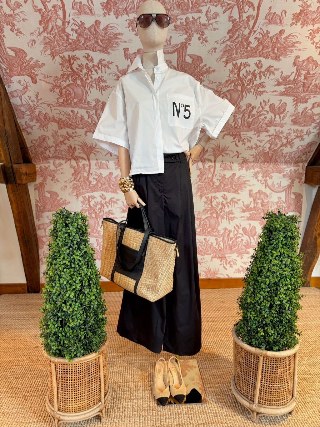 Camicia n° 5 cropped