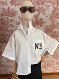 Camicia n° 5 cropped