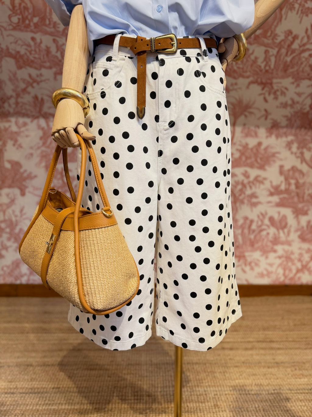 Maxi bermuda pois