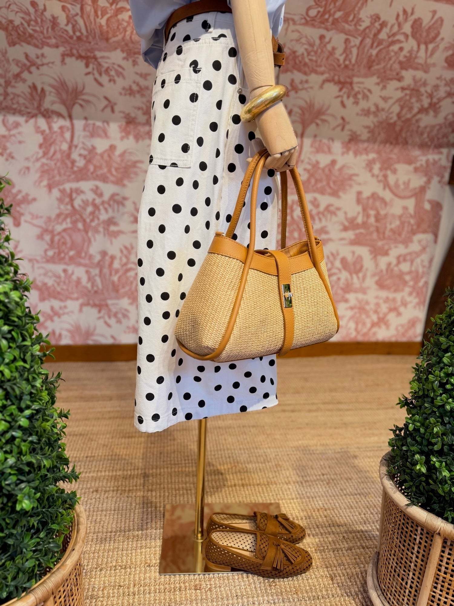 Maxi bermuda pois