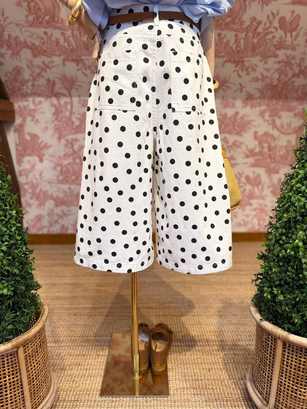 Maxi bermuda pois