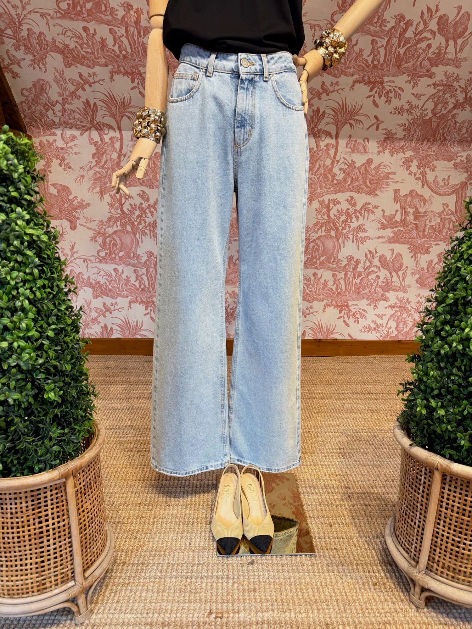 Jeans chiaro palazzo