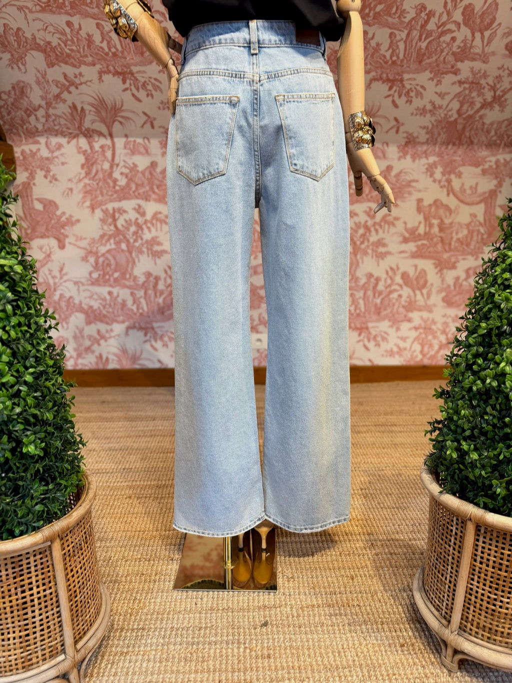 Jeans chiaro palazzo