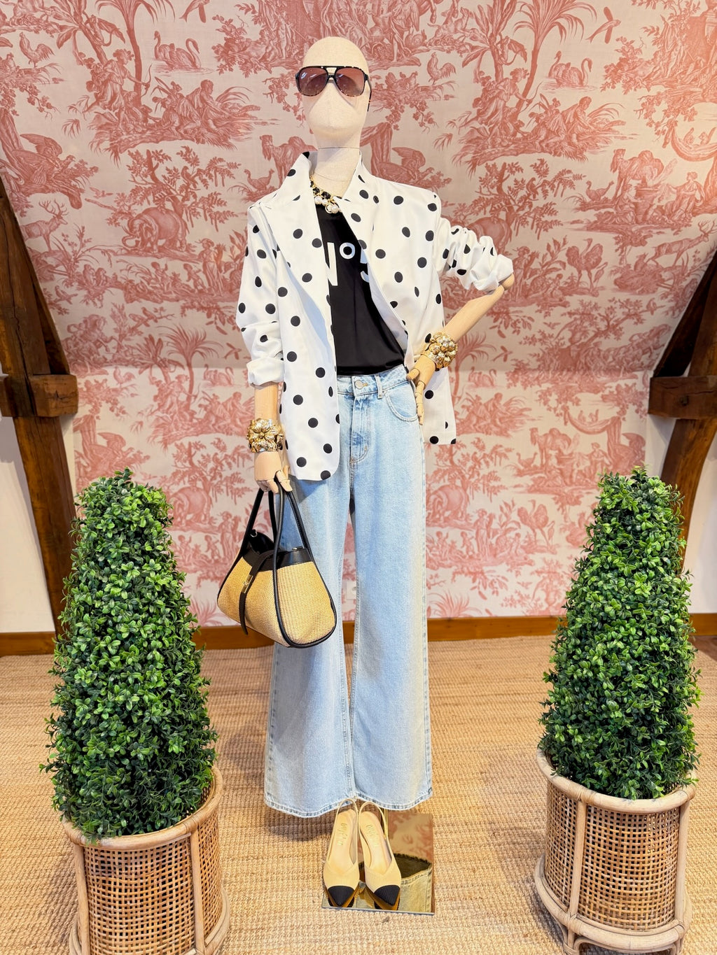 Jeans chiaro palazzo