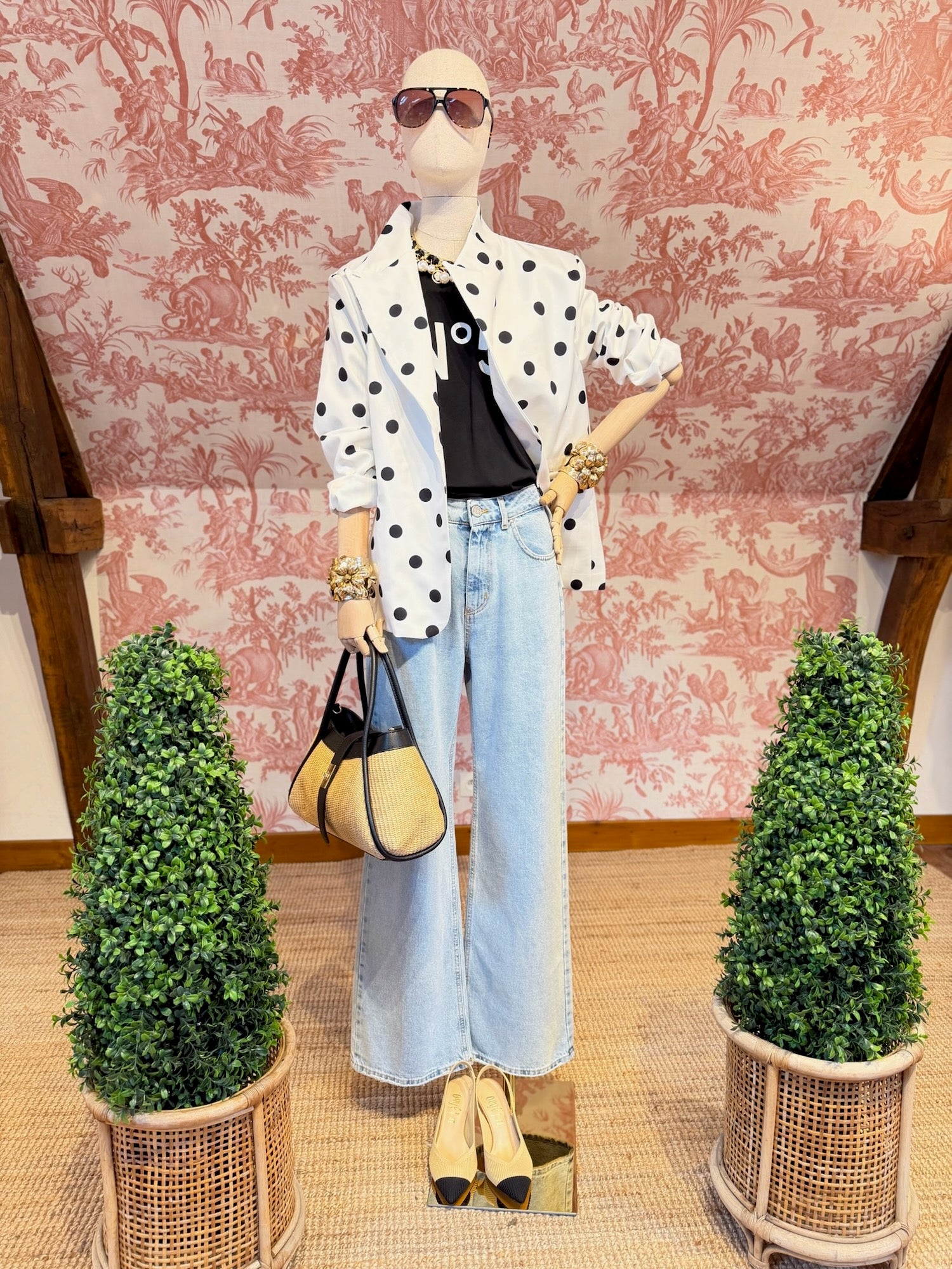 Jeans chiaro palazzo
