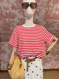 Red striped T-shirt