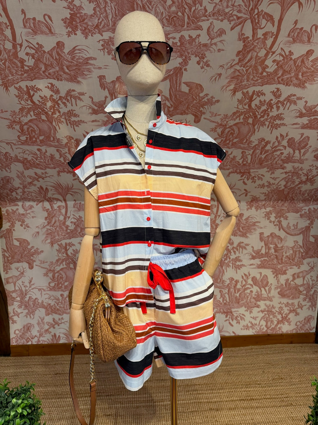 Camicia multi-righe