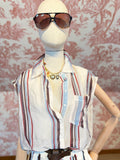 Blusa mussola righe