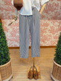 Pantalone righe nere