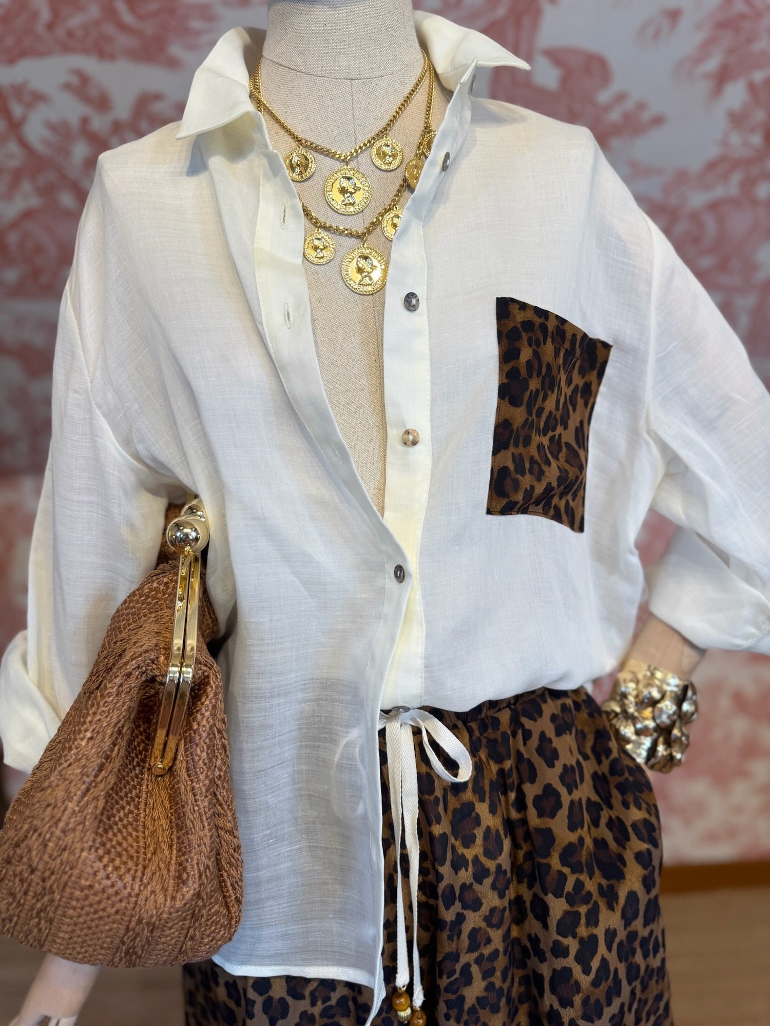 Camicia animalier
