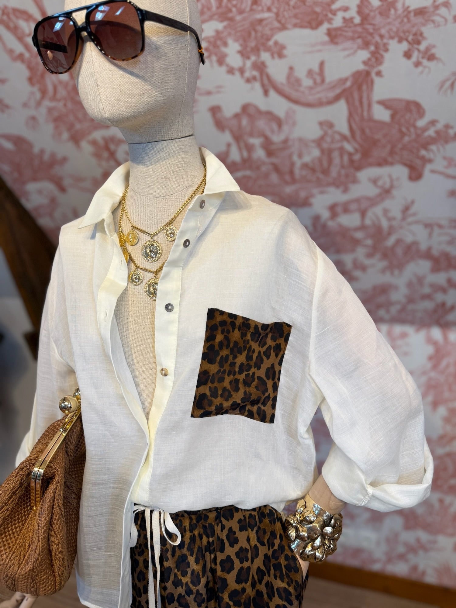 Camicia animalier