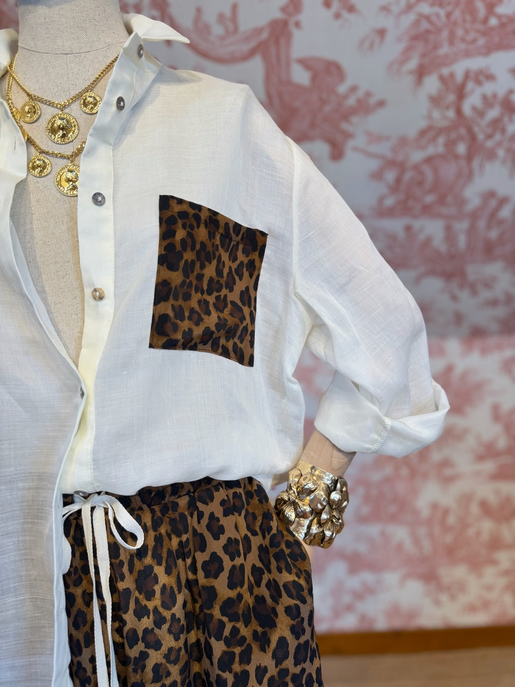 Camicia animalier