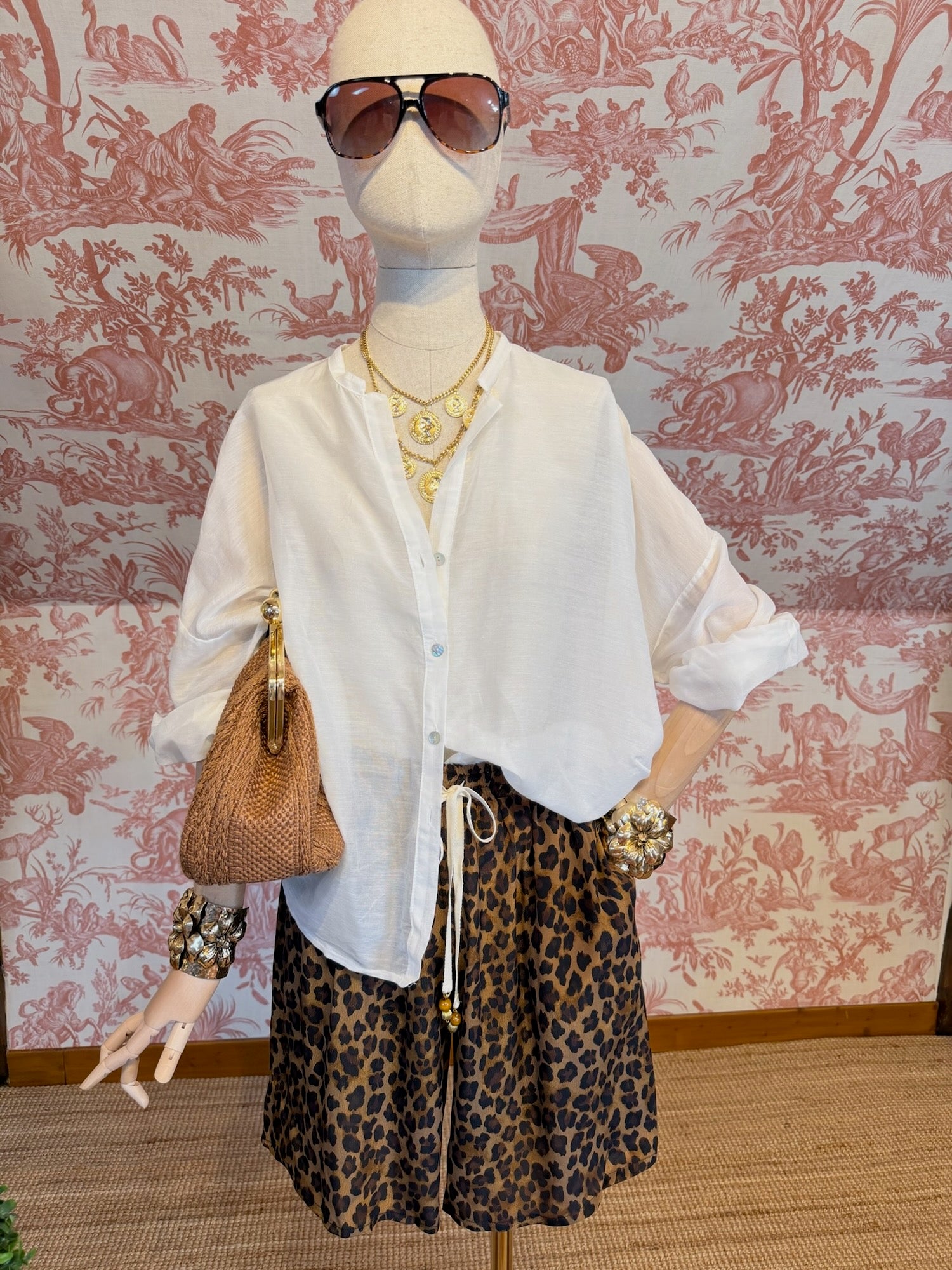 Camicia cotone e seta