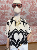 Camicia stampa Ikat