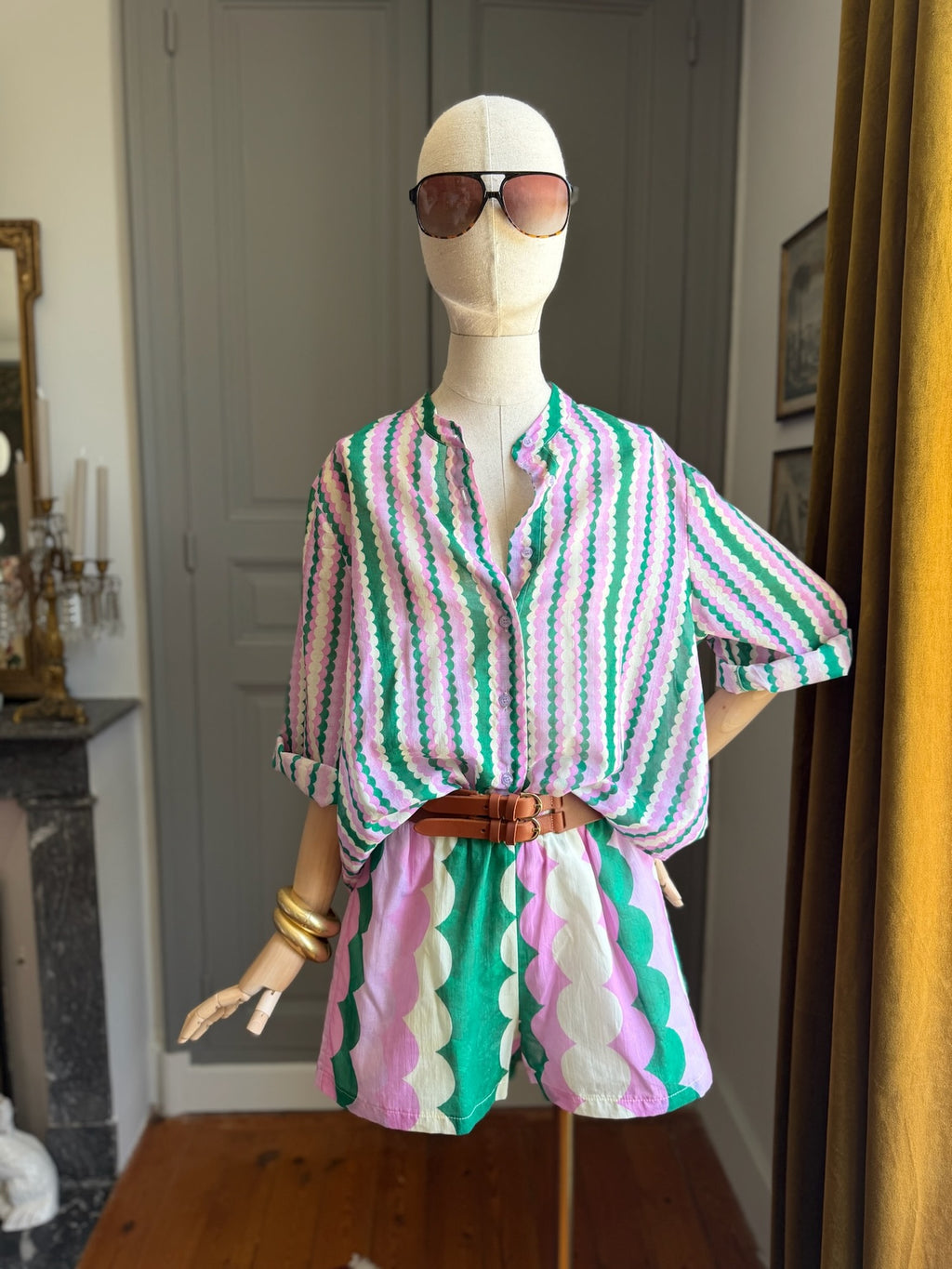 Shorts mussola fantasia