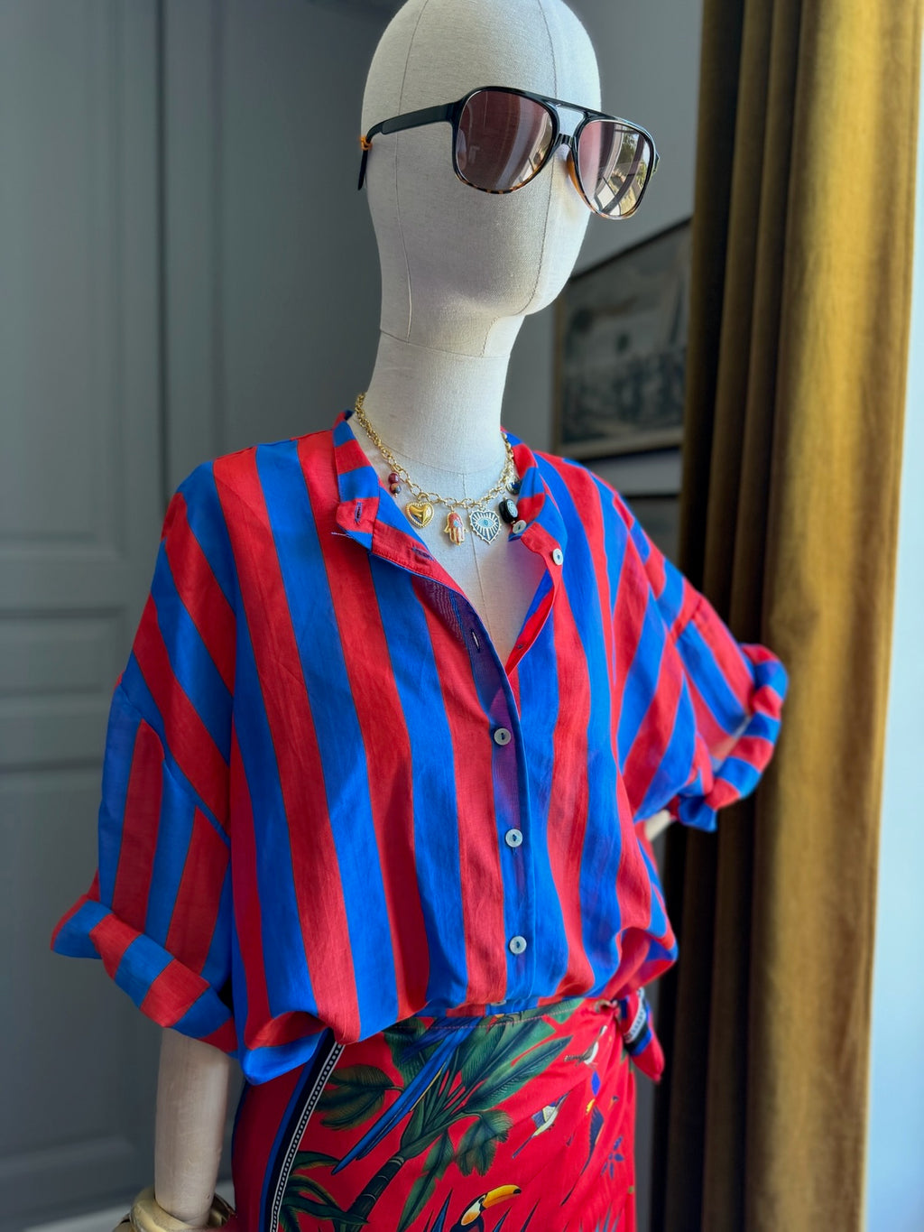 Camicia cotone seta